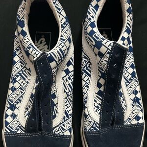 Vans Men’s Size 9 Old Skool Blue Canvas Gum soles